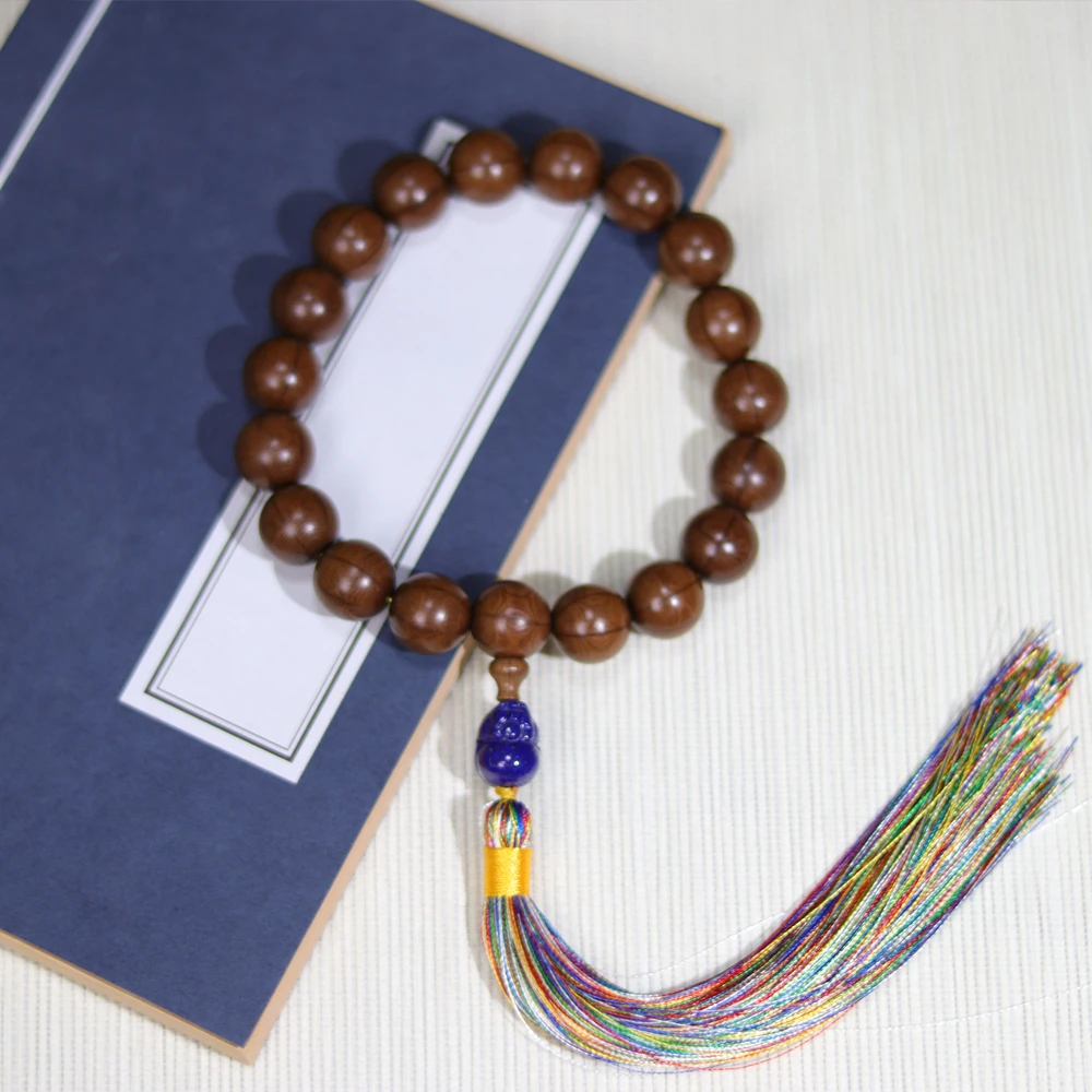 六道木手持·15.5mm配青金石貔貅·多样性发一·MDB2001