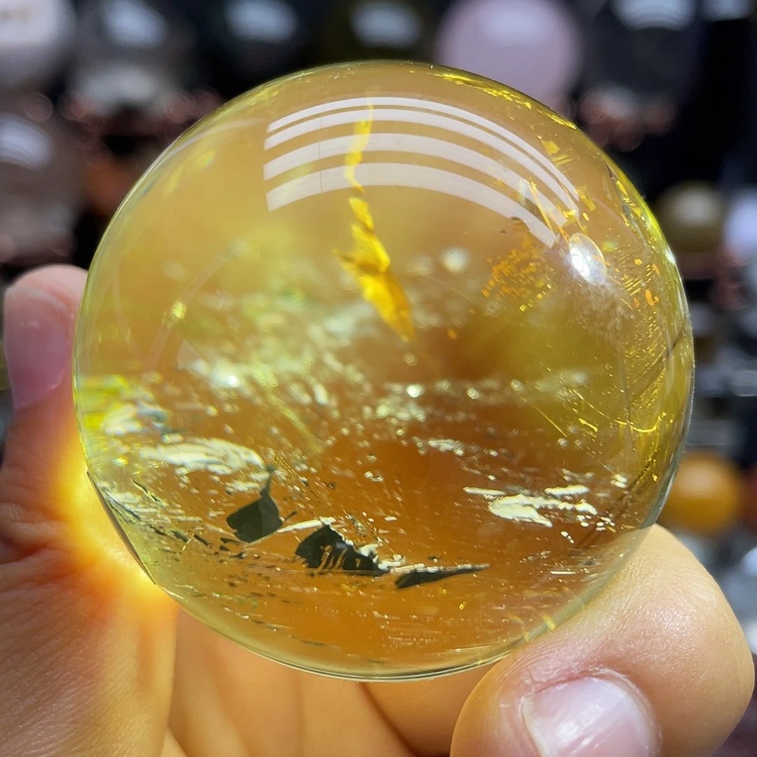 水晶珠宝半成品未镶嵌天然水晶48.5mm