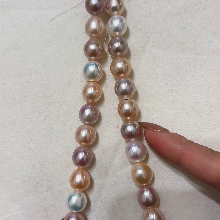 淡水珍珠颈饰银S925镶嵌