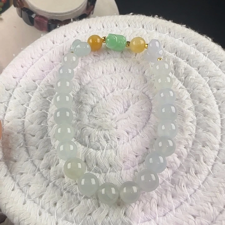 翡翠未镶嵌手链7号