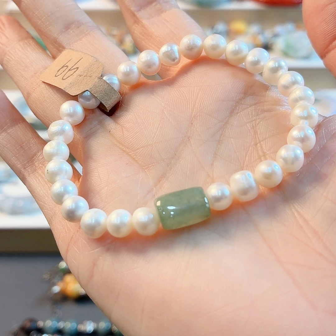 翡翠未镶嵌手链手串