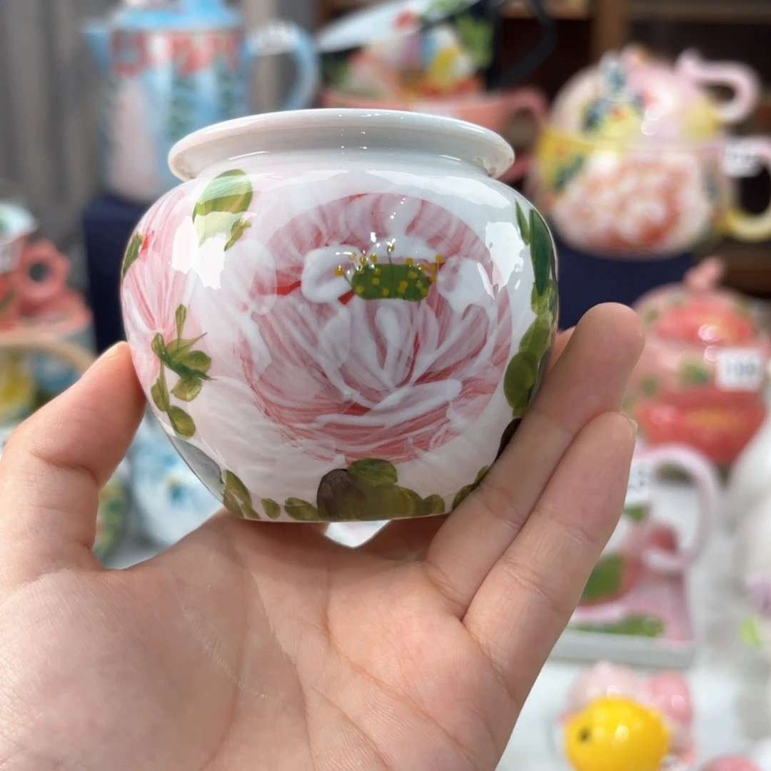 景德镇手绘高温釉下彩陶瓷茶具