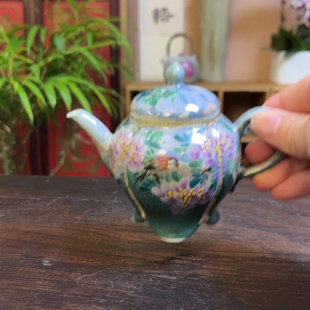 柴烧手工手绘陶瓷