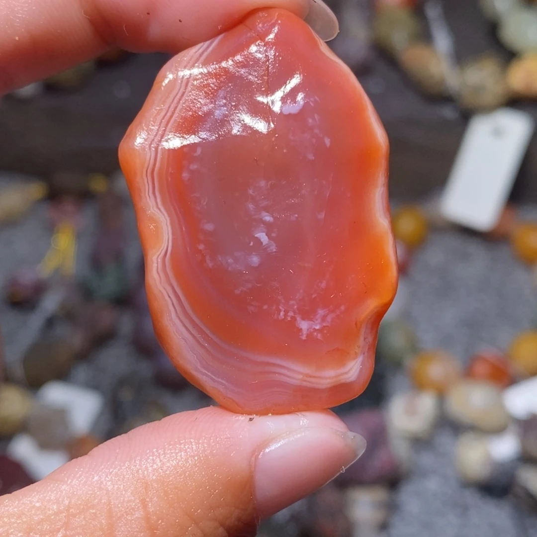 未镶嵌玛瑙/玉髓珠宝半成品