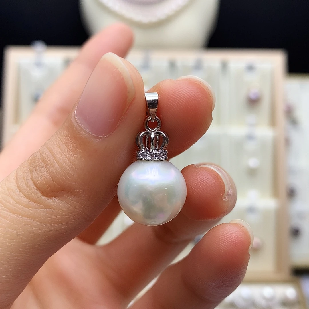 颈饰合金淡水珍珠