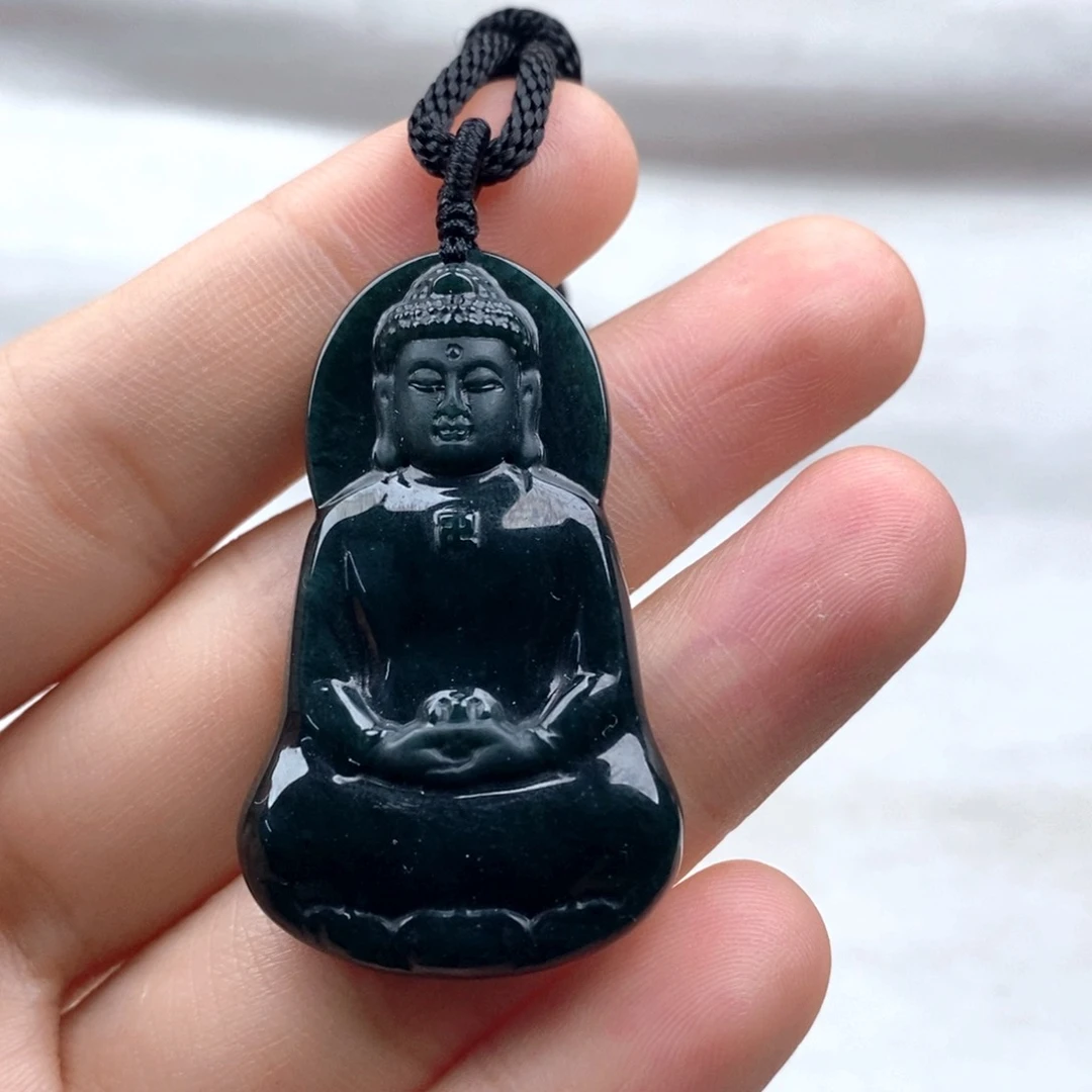 颈饰未镶嵌翡翠佛