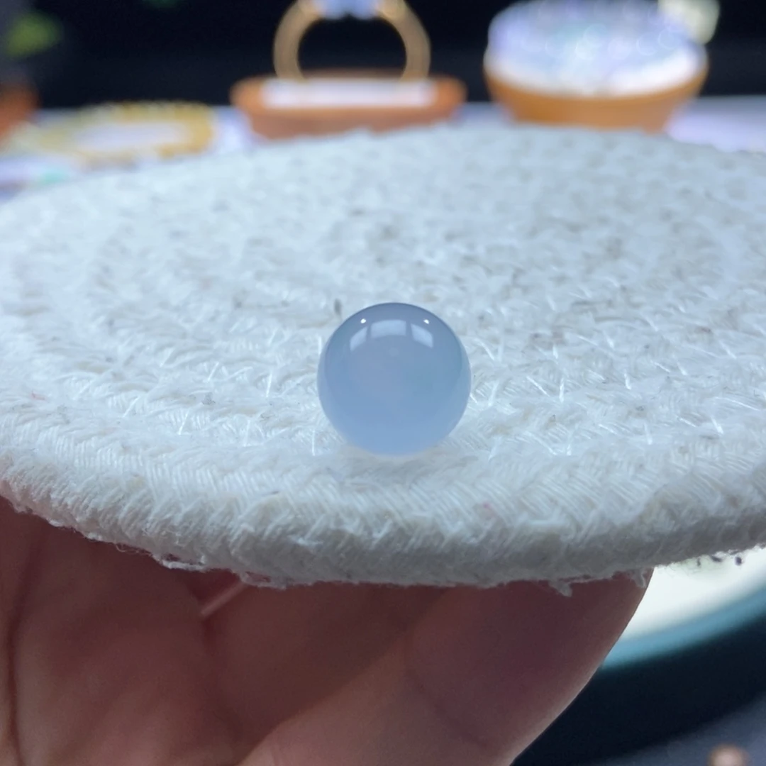 翡翠散珠冰奶紫飘色珠9880