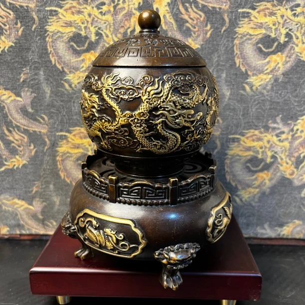 【闪购链接】铜转转炉摆件