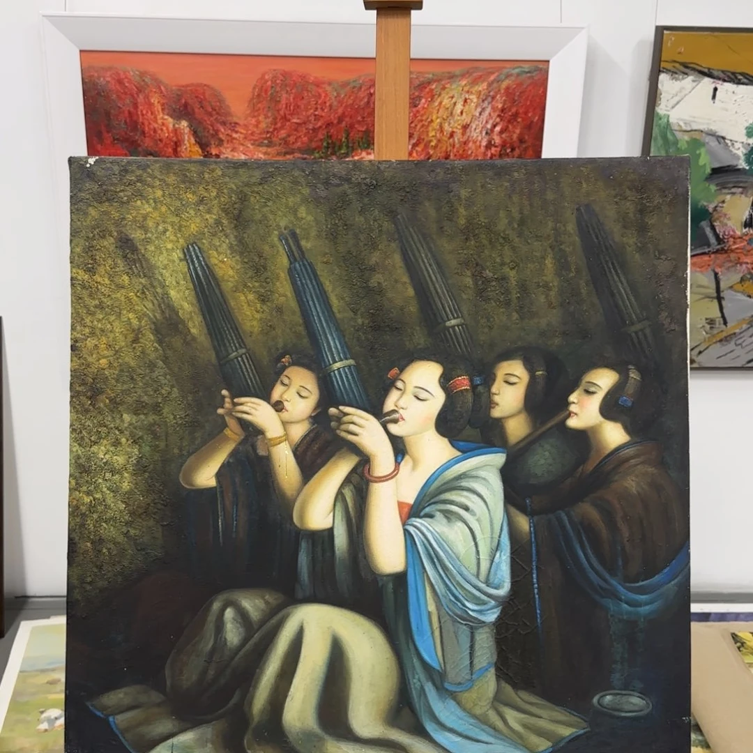 高端手绘艺术油画