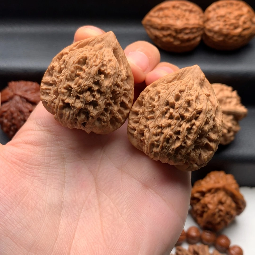 把件文玩核桃烟花狮子头35