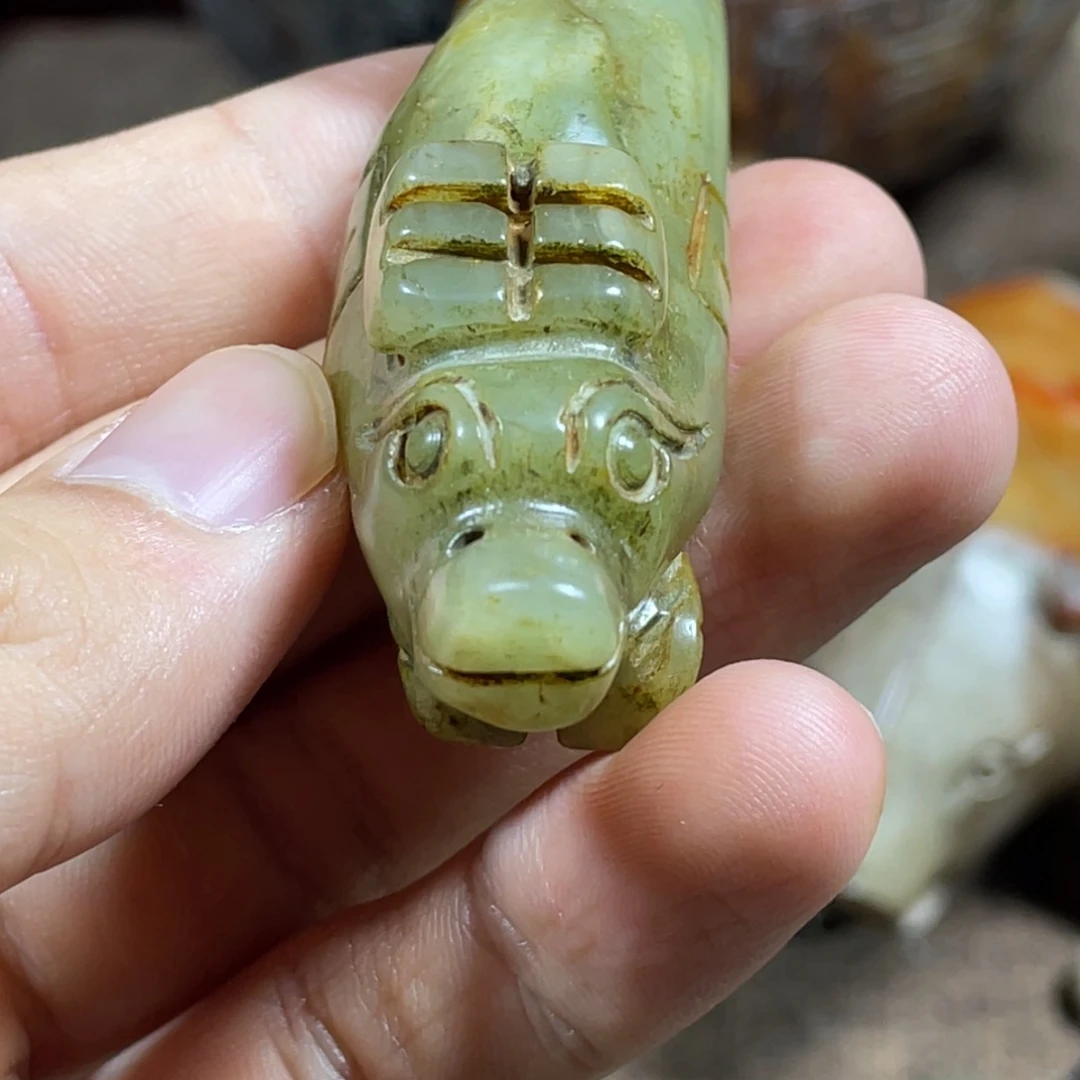和田玉未镶嵌吊坠(不含链)