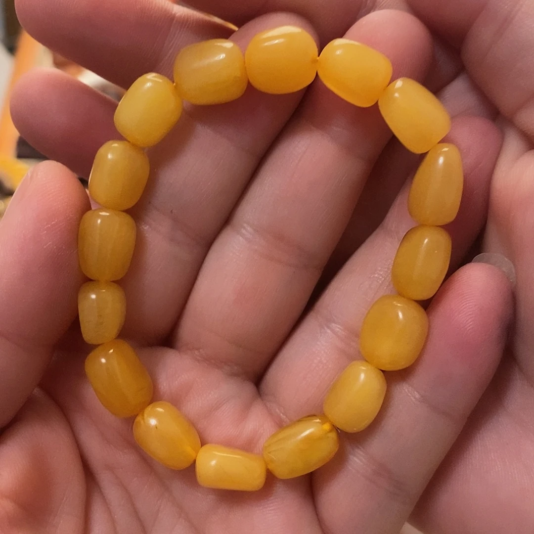 手链琥珀未镶嵌蜜蜡随形手串