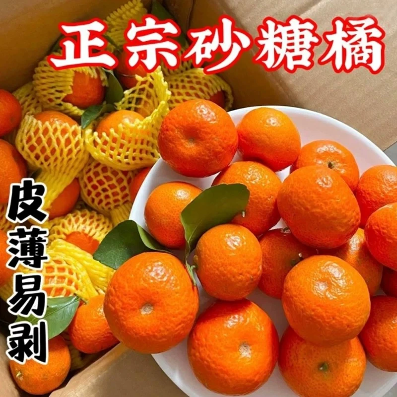 【正宗广西砂糖橘】新鲜水果爆甜多汁5/9斤装沙糖桔现摘现发