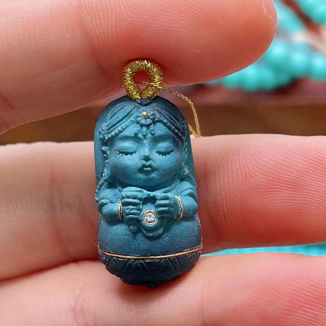 绿松石未镶嵌珠宝半成品