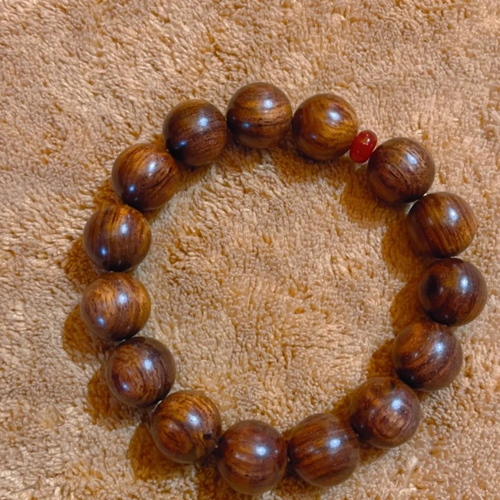 黄花梨/降香黄檀手串/手链1.5老油梨单圈