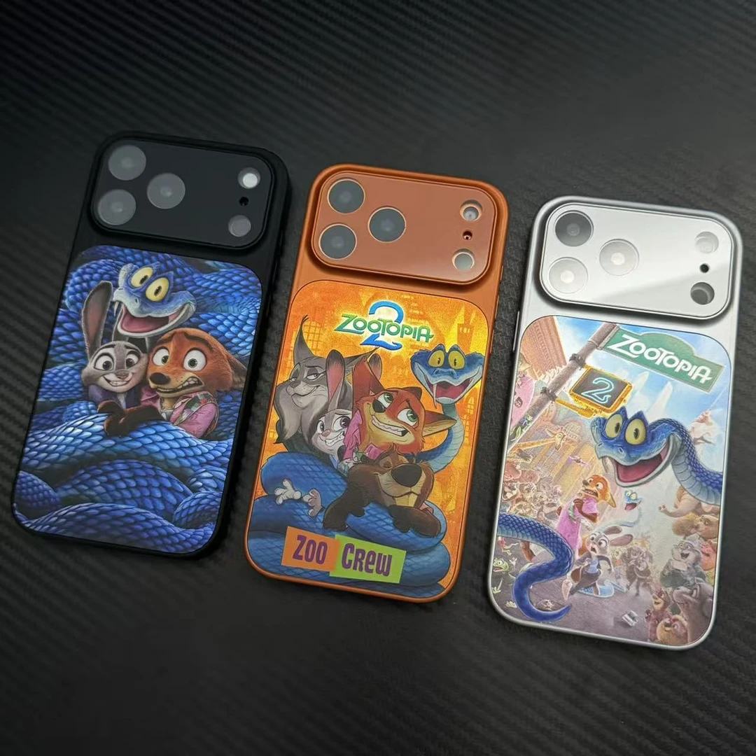 疯狂动物城朱迪尼克大视窗苹果17promax手机壳适用iPhone16/15/14