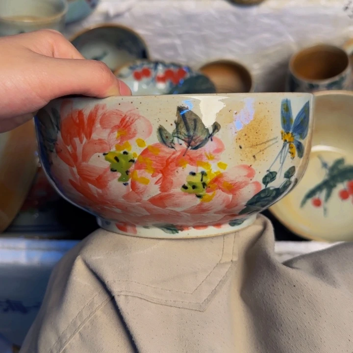 瓷片景德镇陶瓷手工手绘