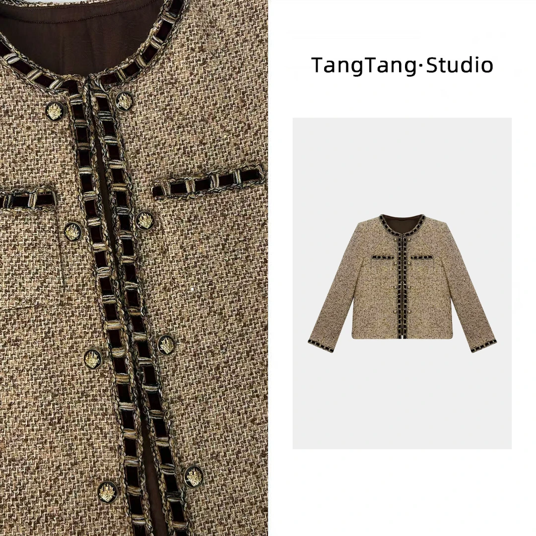 【TangTang·Studio】曼陀罗秋冬高级气质显瘦女装外套-2510563