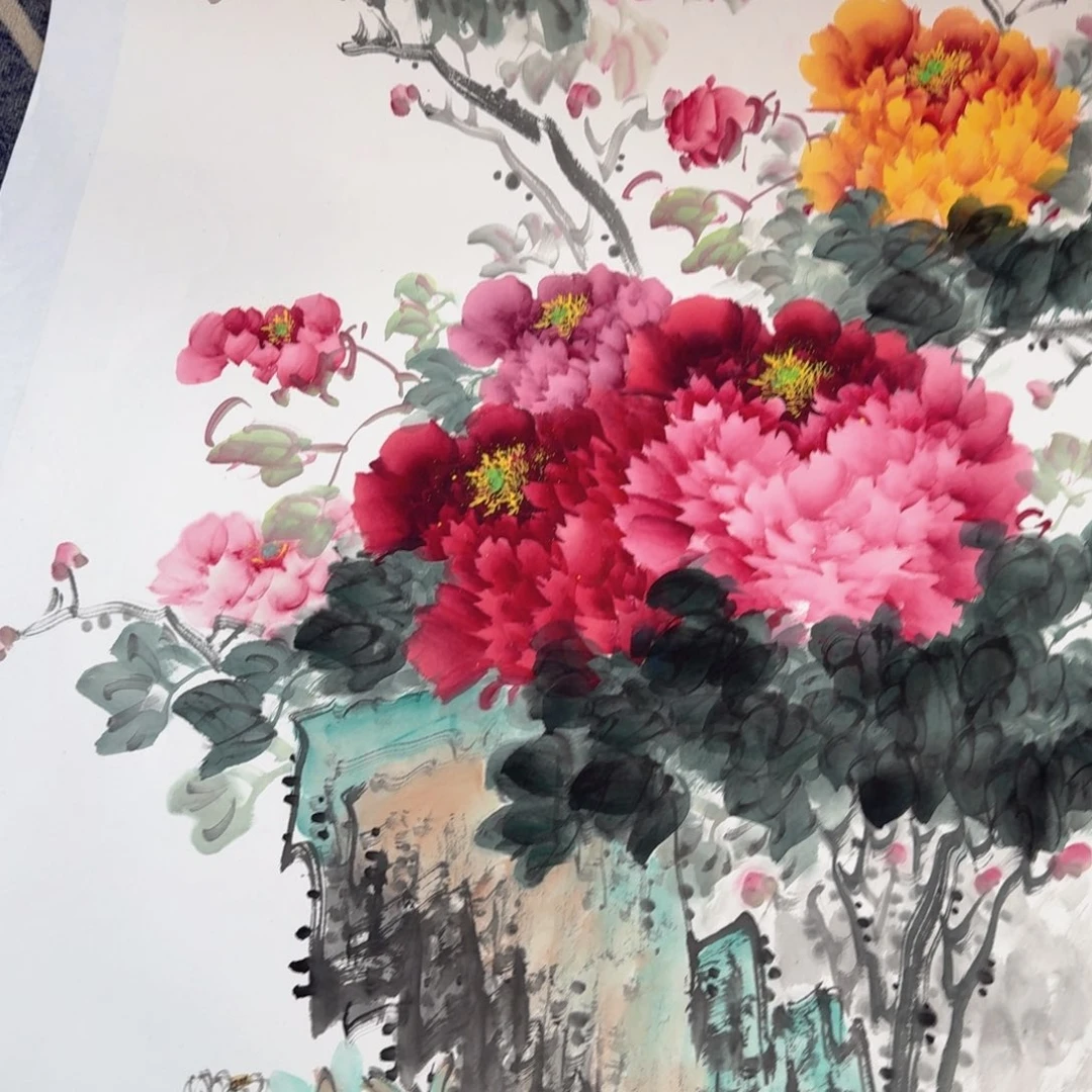 国画国画作品山水花鸟