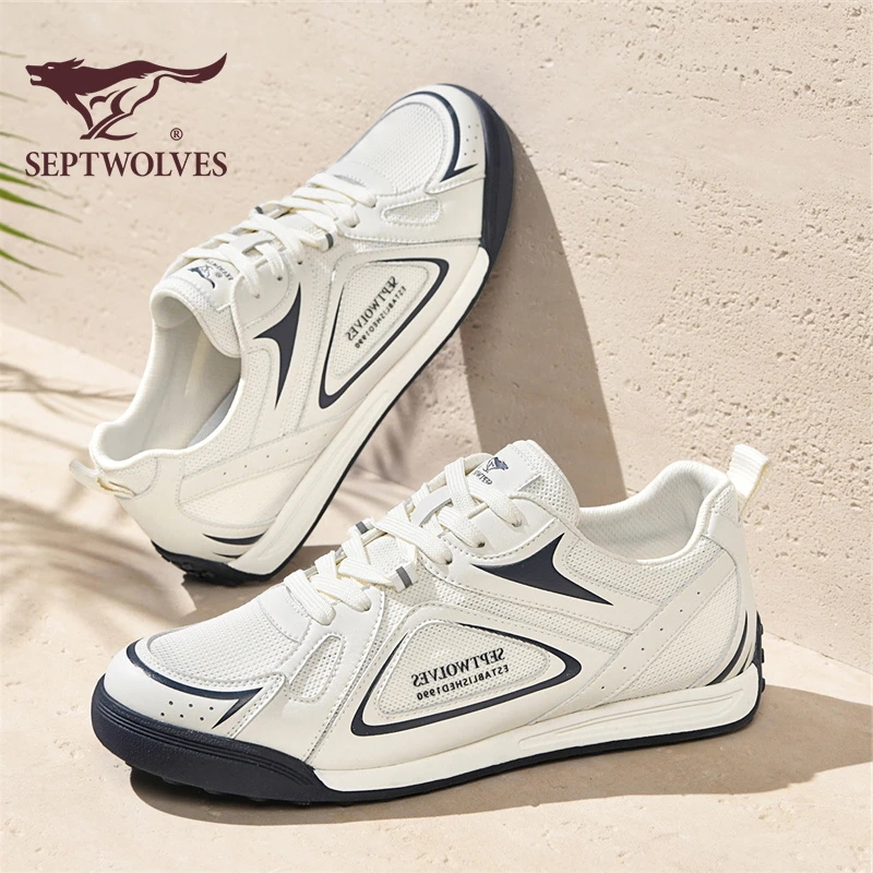 七匹狼正品男鞋秋季透气复古德训运动鞋男士休闲板鞋轻便阿甘潮鞋
