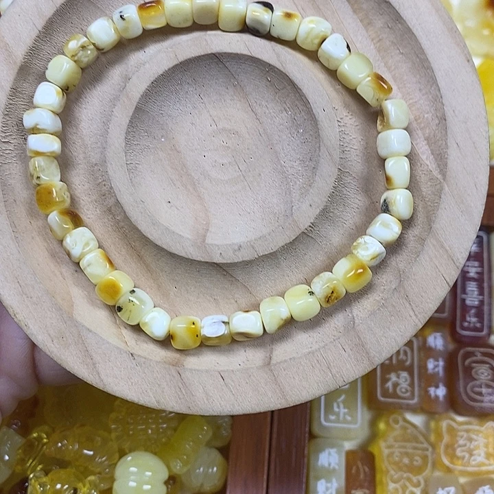 橄榄核吊坠福利方糖手串随机发货