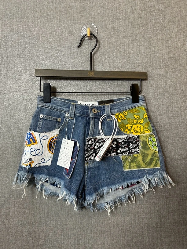 95新 LOEWE/罗意威 牛仔短裤