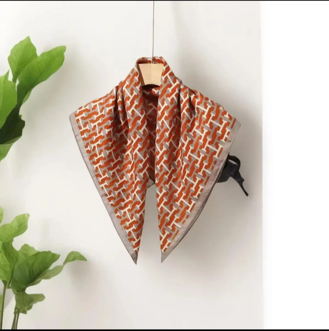 【68方巾秋季厚款】网红爆款浮力女士花色复古潮流时尚简约百搭方巾