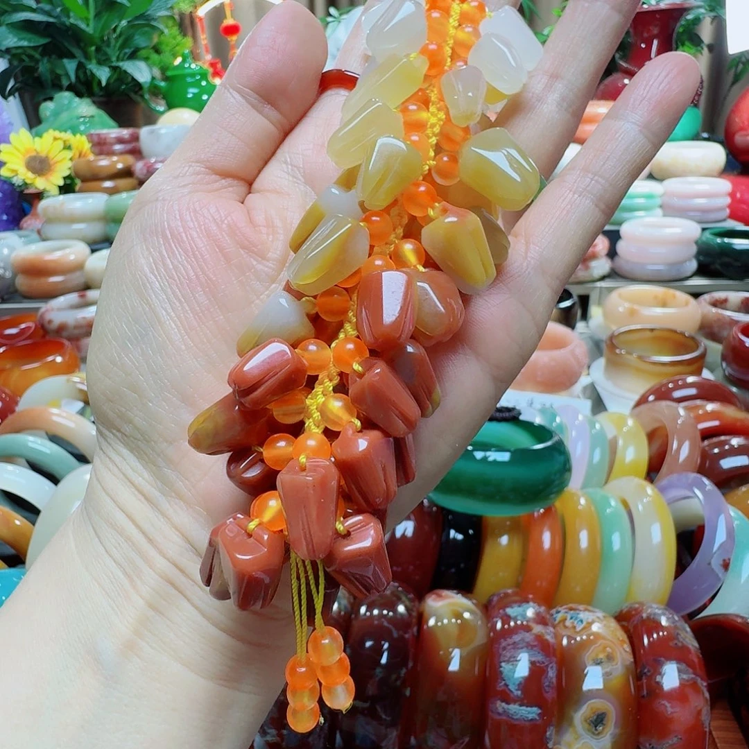 痣***师未镶嵌手串玛瑙/玉髓
