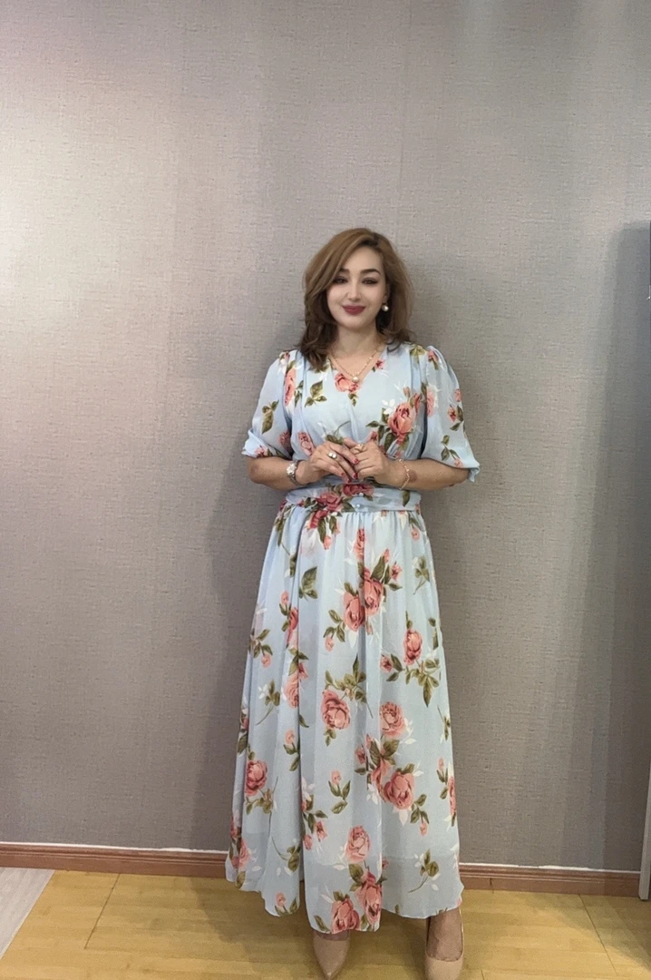 夏季新款法式黑色v邻连衣裙0530