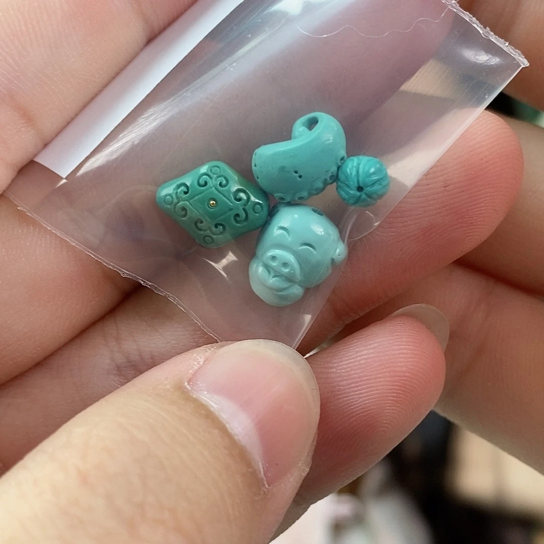 绿松石珠宝奇石未镶嵌