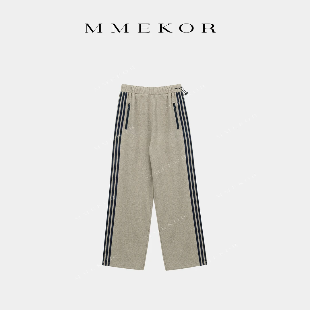 MMEKOR “北美卫裤”活力常青藤百搭松紧腰加绒休闲裤 50198
