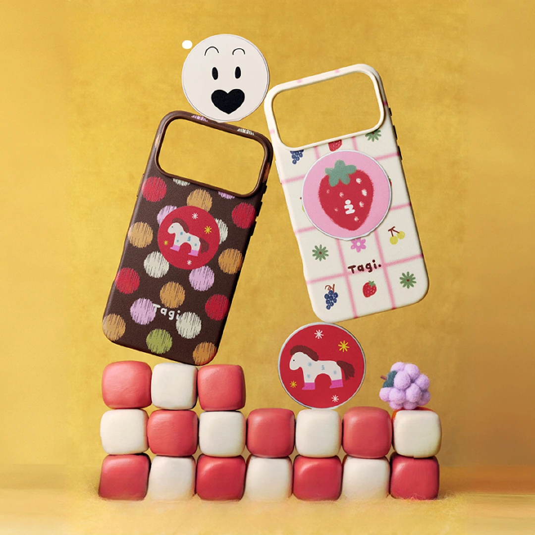 Tagi.《塔皮团圆》小马Magi磁吸保护壳可爱防摔保护手机壳