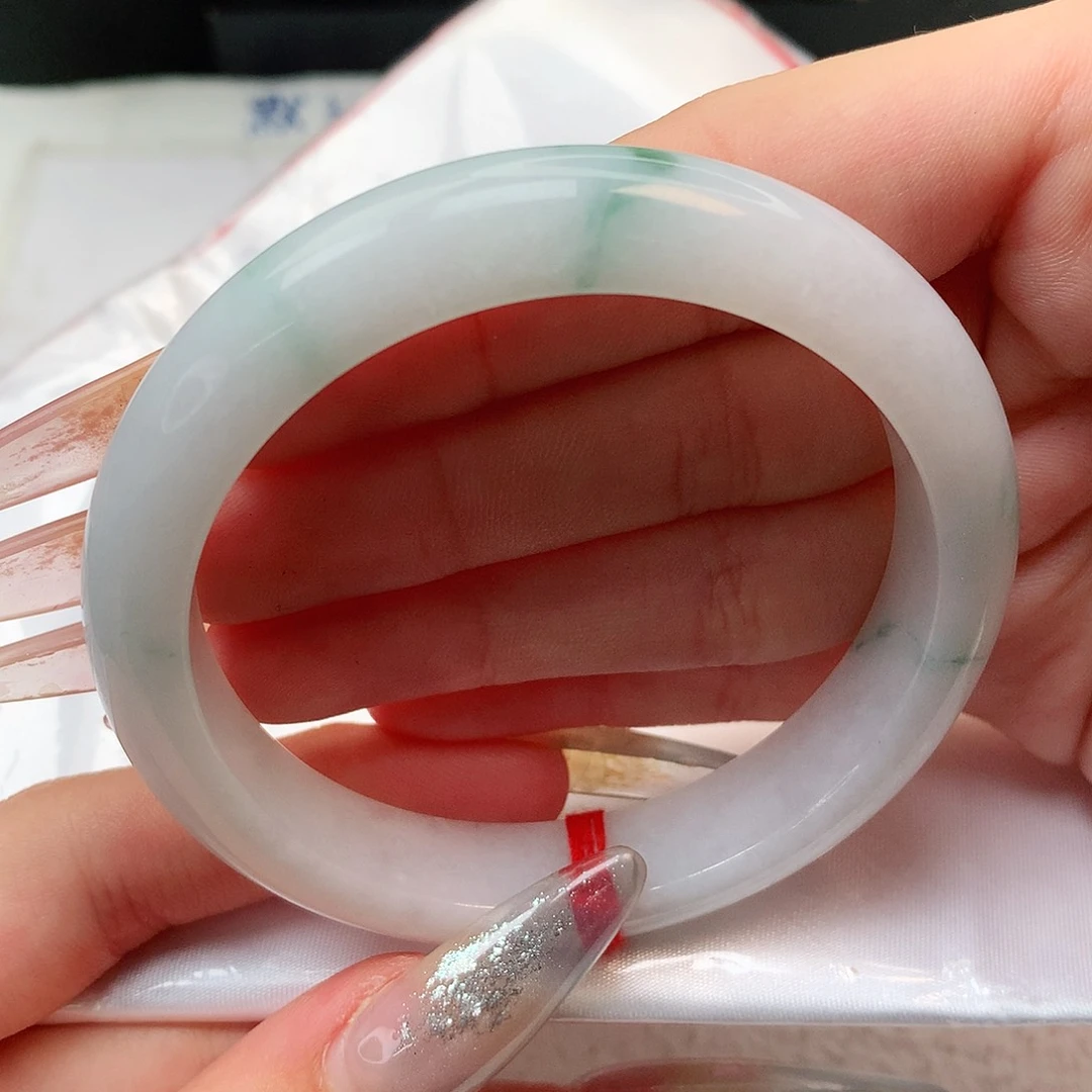 未镶嵌手镯翡翠正圈57