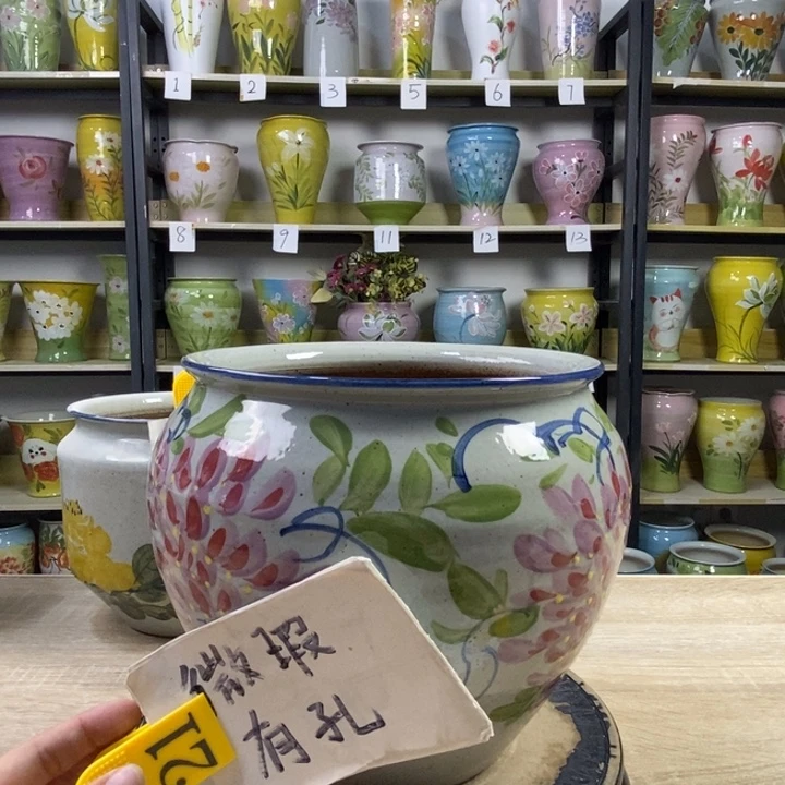 景德镇高温陶瓷花盆