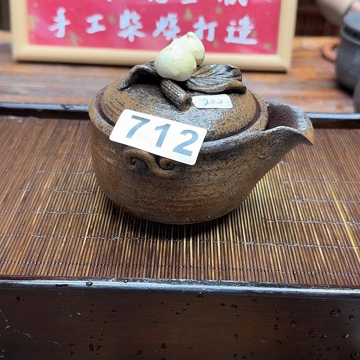纯手工制作粗陶茶具