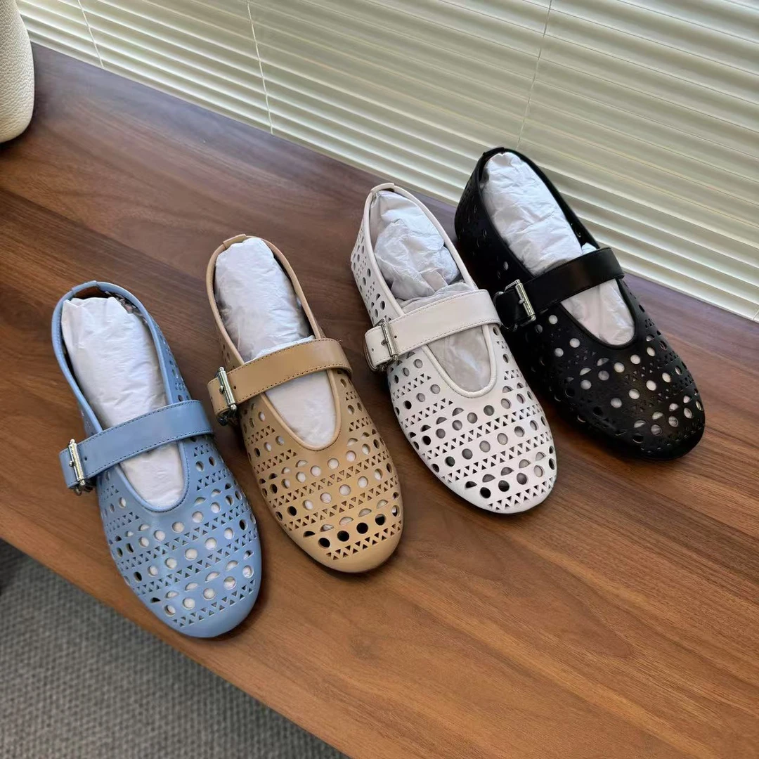 【花花严选】Al镂空鞋夏季玛丽珍休闲透气舒适