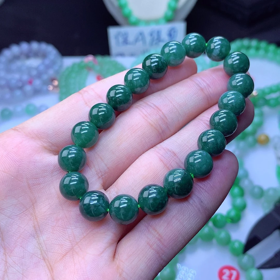 翡翠毛衣链未镶嵌9.6