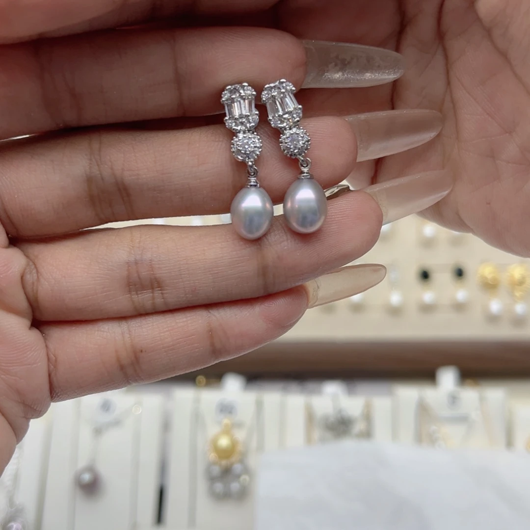 荔***」合金淡水珍珠戒指