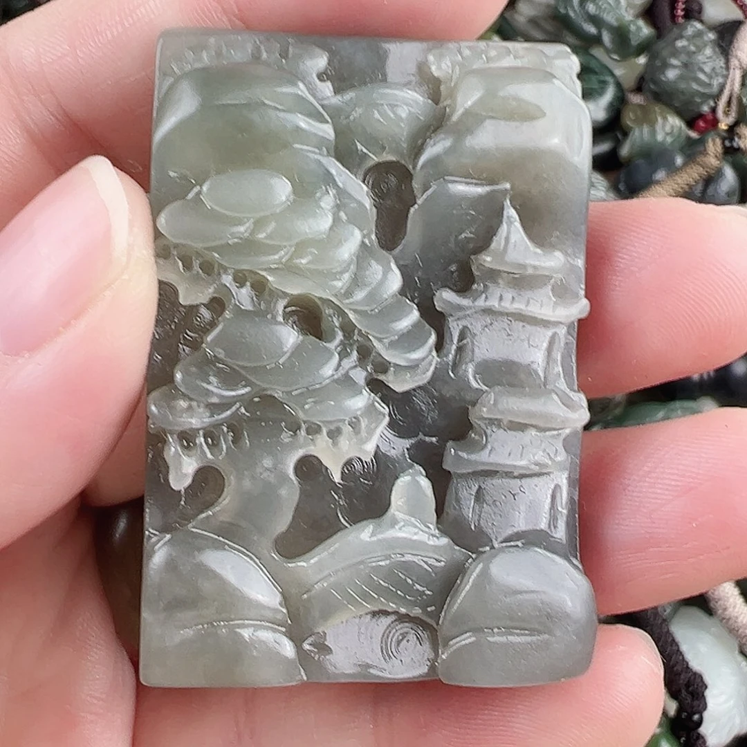 颈饰未镶嵌和田玉