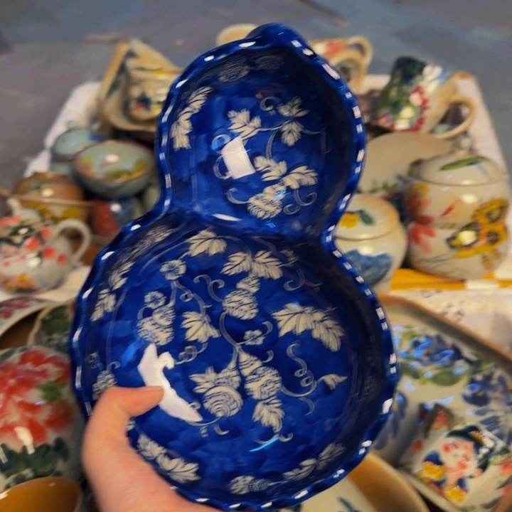 瓷片景德镇陶瓷手工手绘