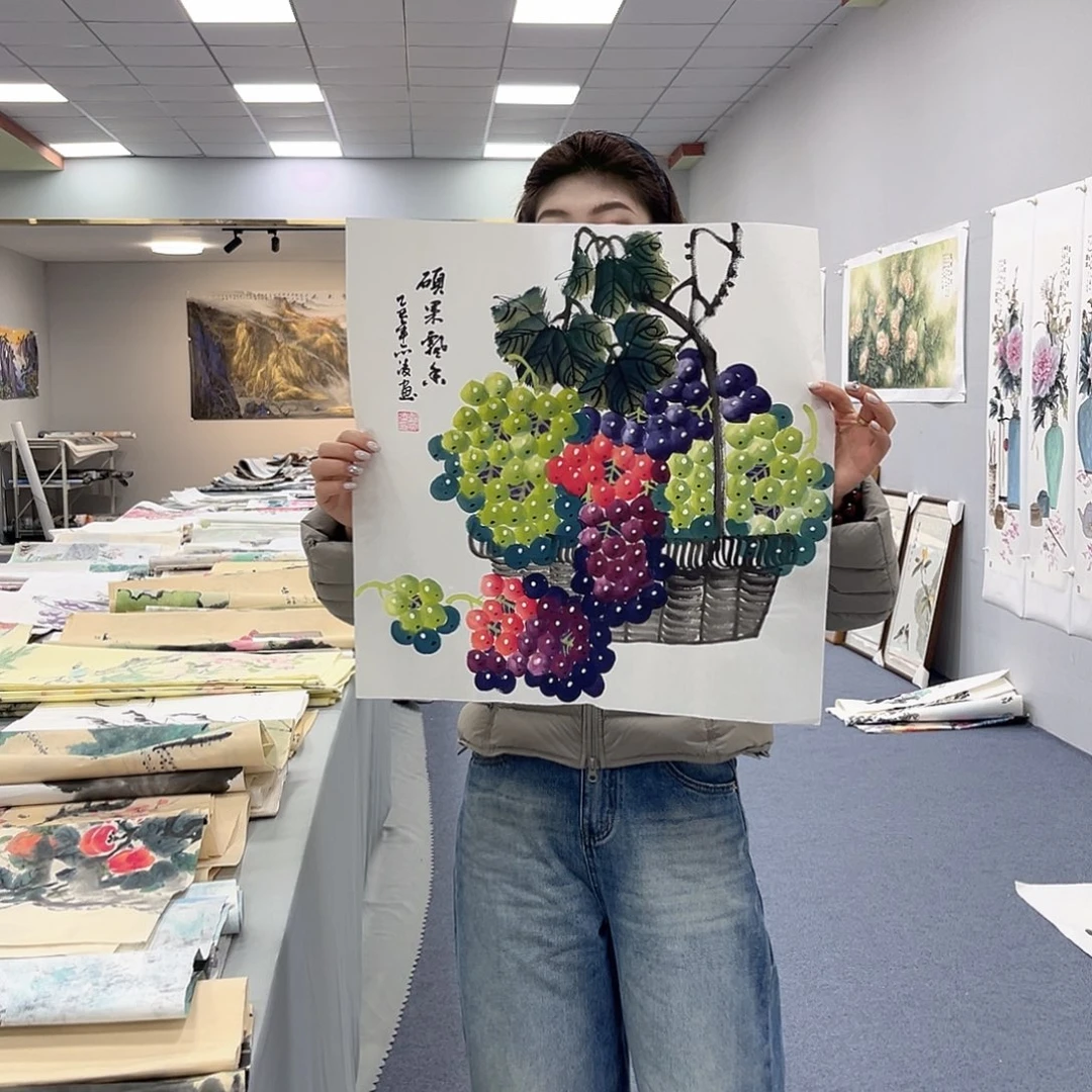 国画纯手绘字画作品