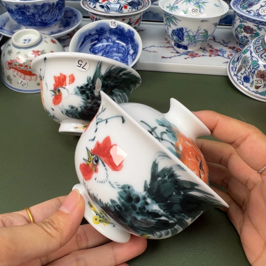 陶瓷景德镇纯手工纯手绘茶具木木88