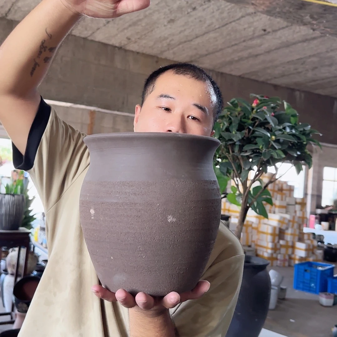 紫砂花盆杨杨花盆0822-925