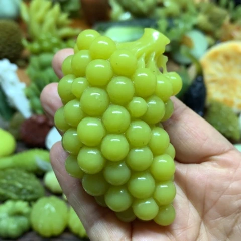 蛇纹石玉未镶嵌手把