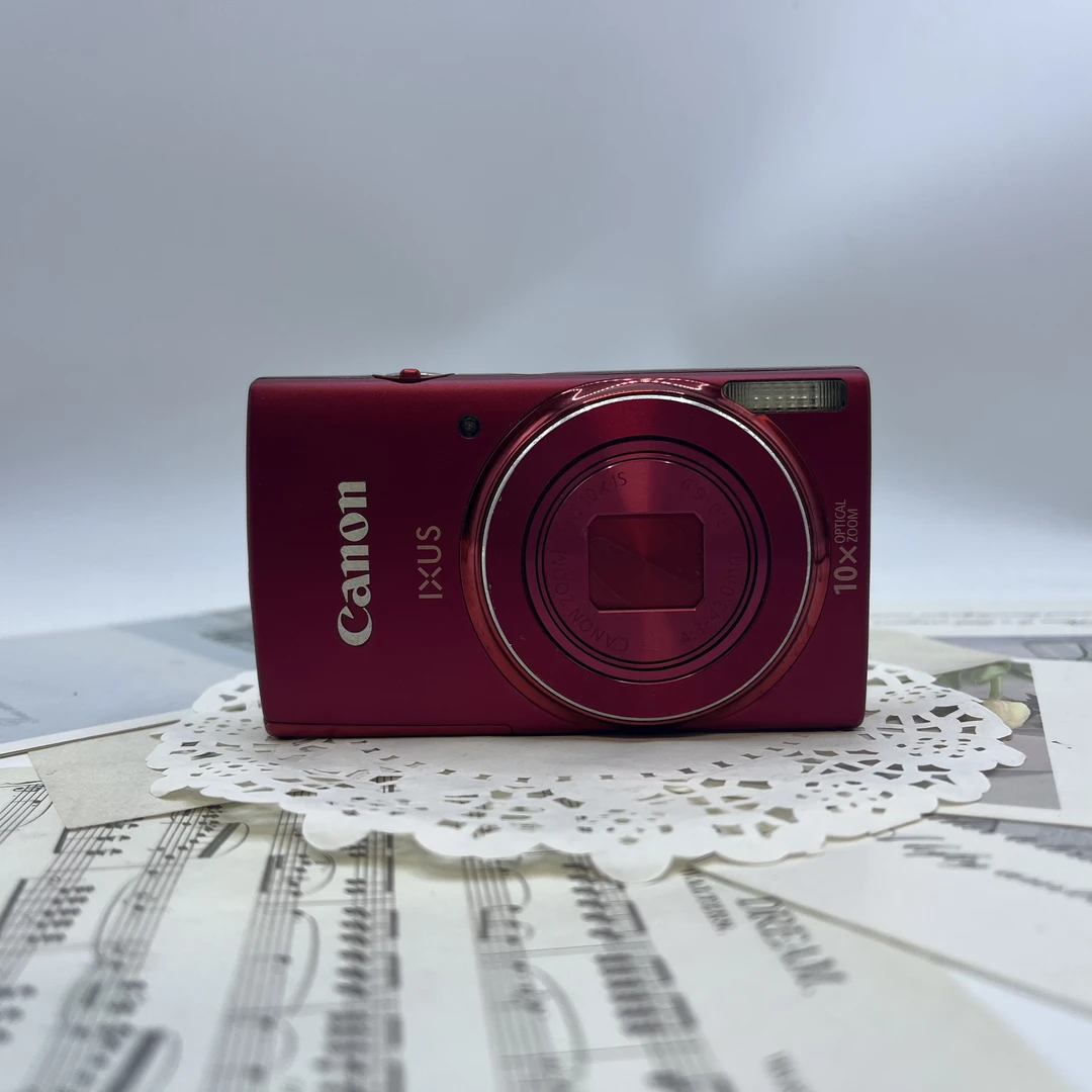 99新 Canon/佳能 佳能ixus155精品10倍长焦冷暖都可拍 红色