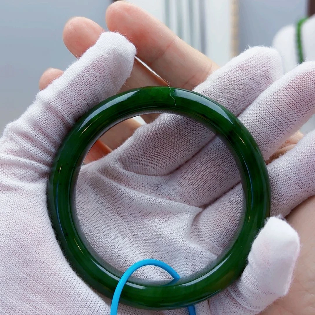 和田玉手镯未镶嵌5859