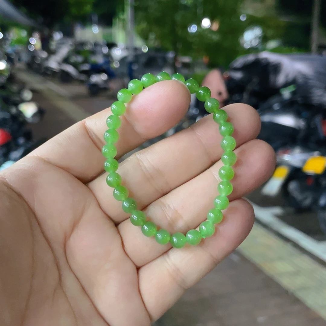 手串未镶嵌和田玉（碧玉）