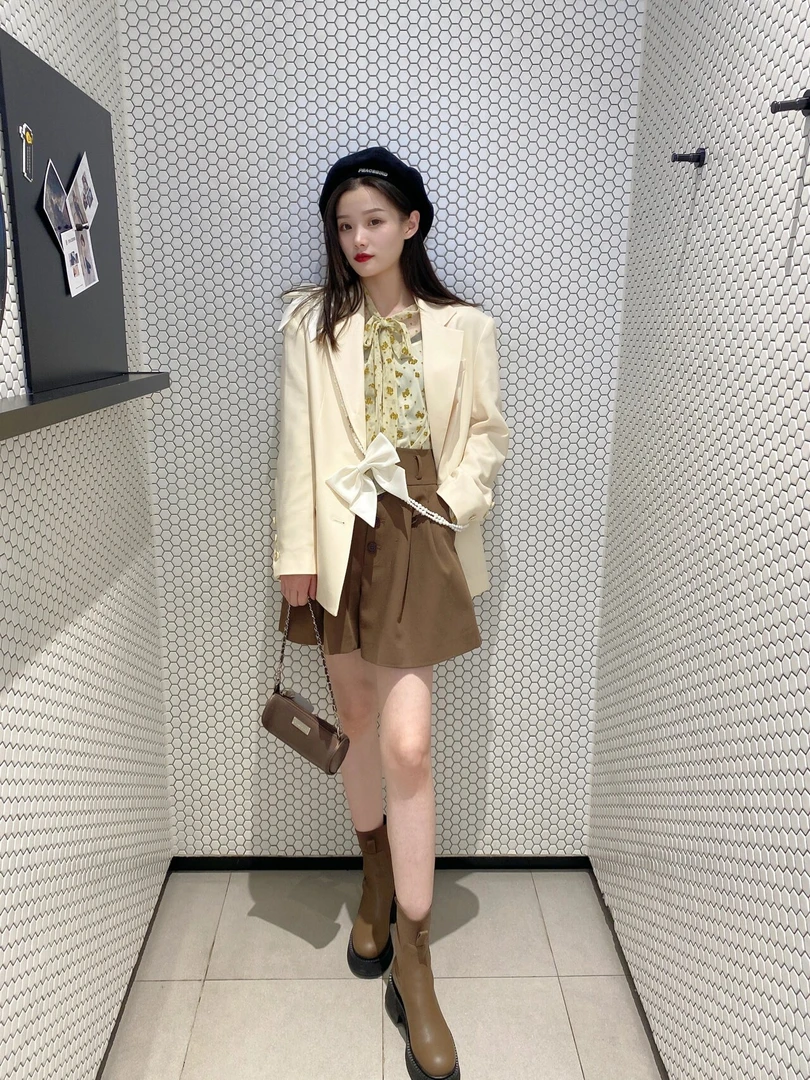 蝴蝶结装饰西装（不含配饰）-0009