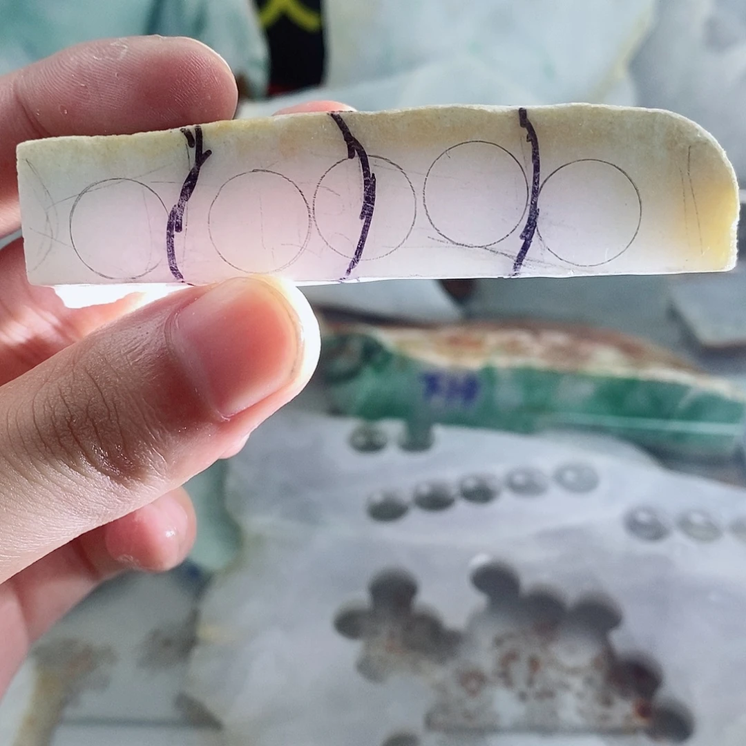 翡翠散珠天然缅甸翡翠a货33