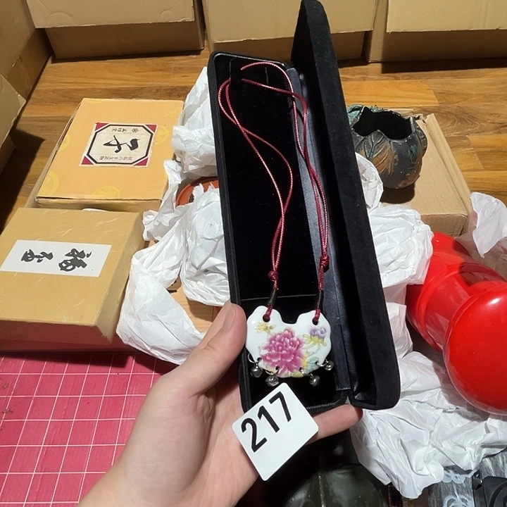 瓷片呀工艺品摆件瓷器摆件正能量